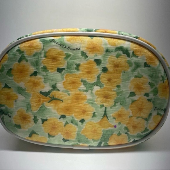 Dooney & Bourke Vintage Spring Yellow Petunia Floral Hobo Bag - Picture 9 of 9